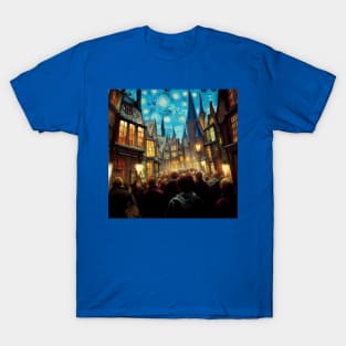 Starry Night in Diagon Alley T-Shirt